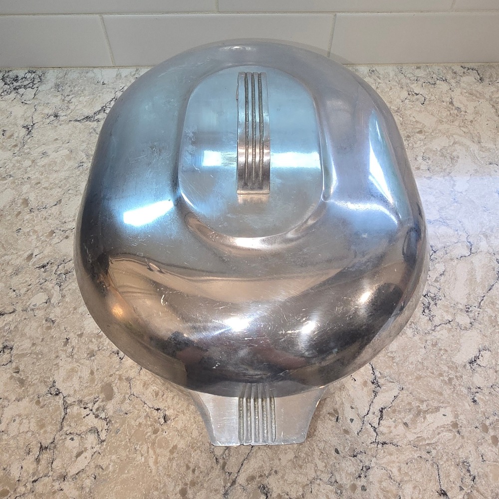 Magnalite GHC 8 Qt Oval Roaster with Lid Cast Aluminum Made in USA 15.5x10x4.5in